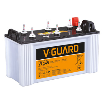 V-Guard VJ 12V-145 Tubular Battery